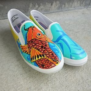 HAND PAINTED SHOES AND SHIRTS!